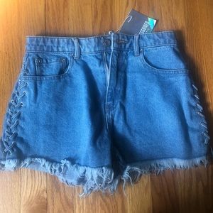 Brand new denim shorts